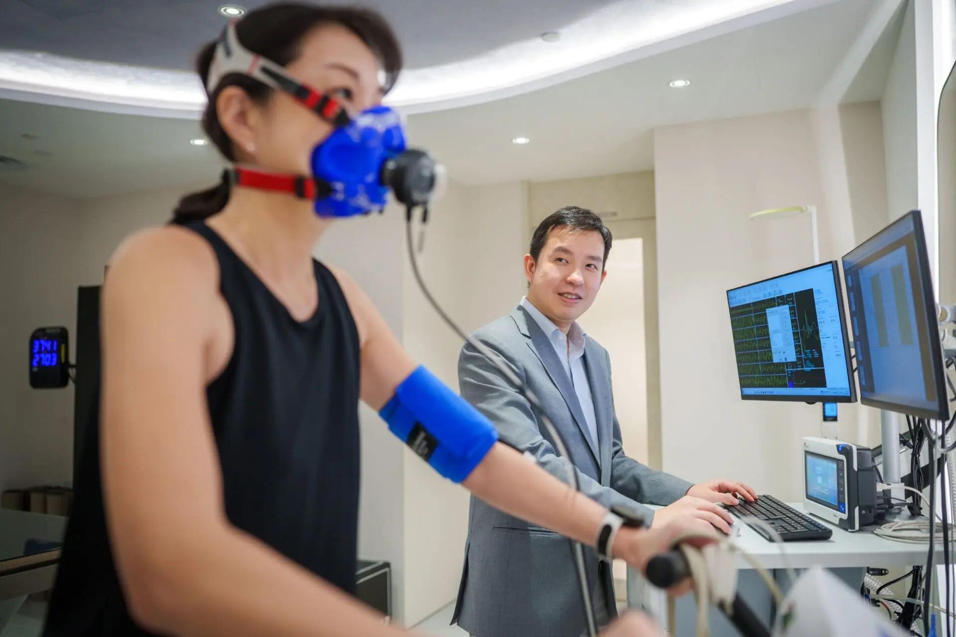 Cardiopulmonary exercise testing at Chi Longevity, Singapore