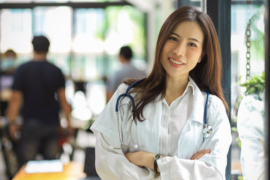 Healthcare professionals collaborating in a modern clinical setting