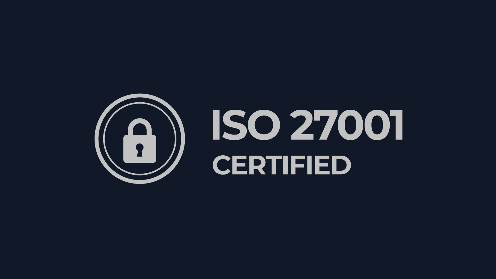 LongevAI is ISO 27001 certified