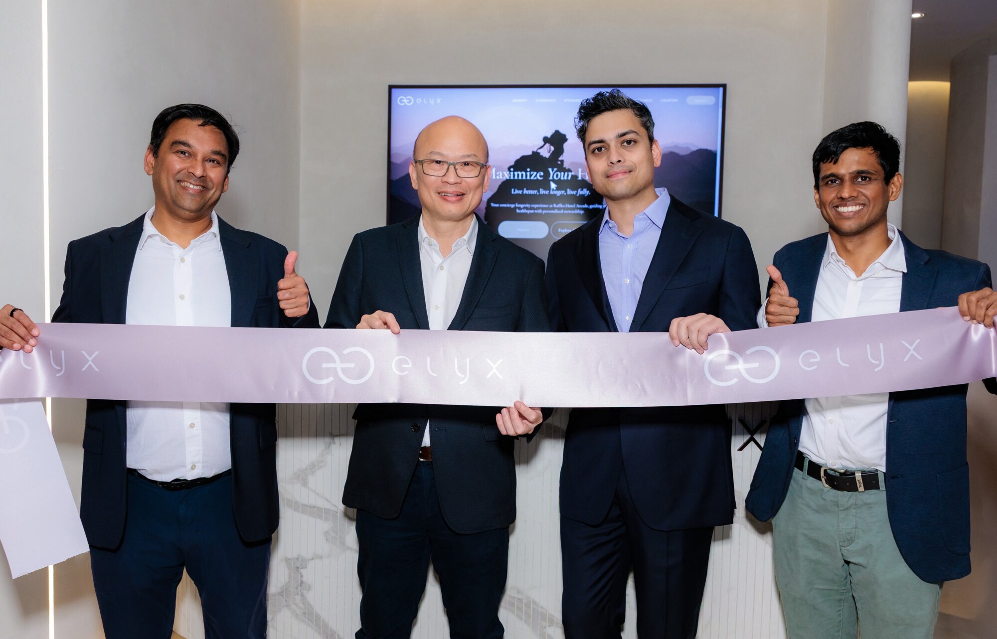 Elyx Life founders: Ashish Chordia, Peng T. Ong, Varun Reddy, Nishanth Sudharsanam